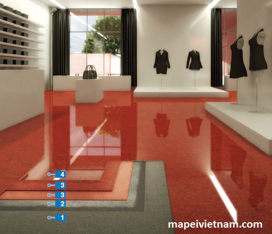 Thi công sàn nhựa có yêu cầu thẩm mỹ cao